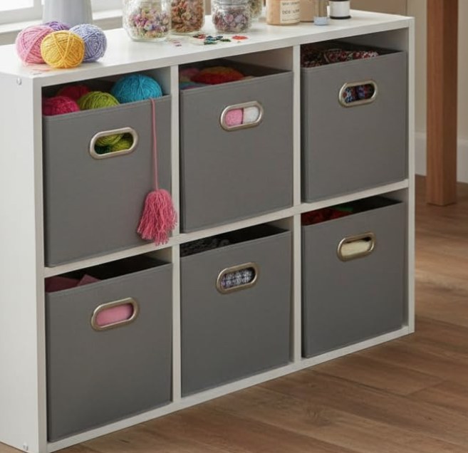 Small dorm room with smart storage solutions